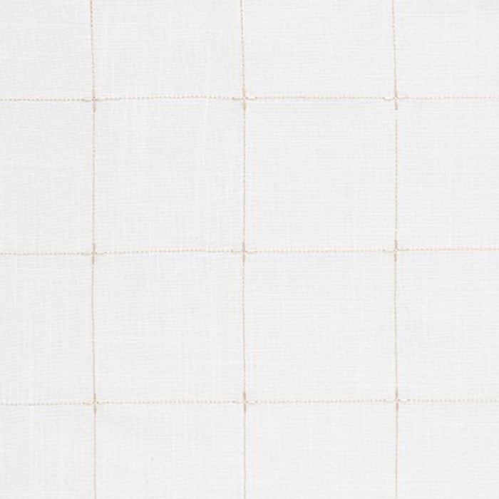 Jogo Americano de Tecido Retangular Aspen Branco - 50x35cm - Madel Home