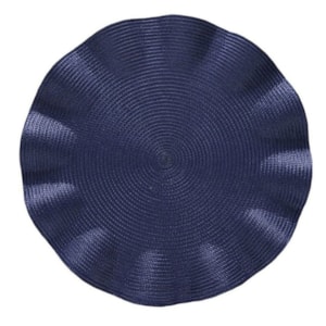 Jogo Americano Redondo Azure Azul - 38cm