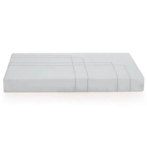 Jogo Capa de Edredom King 100% Algodão Egípcio 300 Fios Branco Vernazza Trussardi