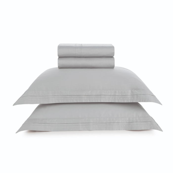 Jogo de Cama King 100% Algodão Egípcio 400 Fios Platino Naxos Trussardi - Madel Home
