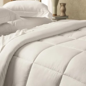 Jogo de Cama Queen 100% Algodão Egípcio 300 Fios Branco Bossa Karsten