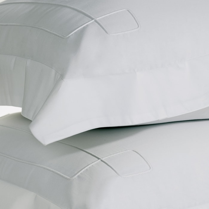 Jogo de Cama Queen 100% Algodão Egípcio 300 Fios Branco Vernazza Trussardi - Madel Home