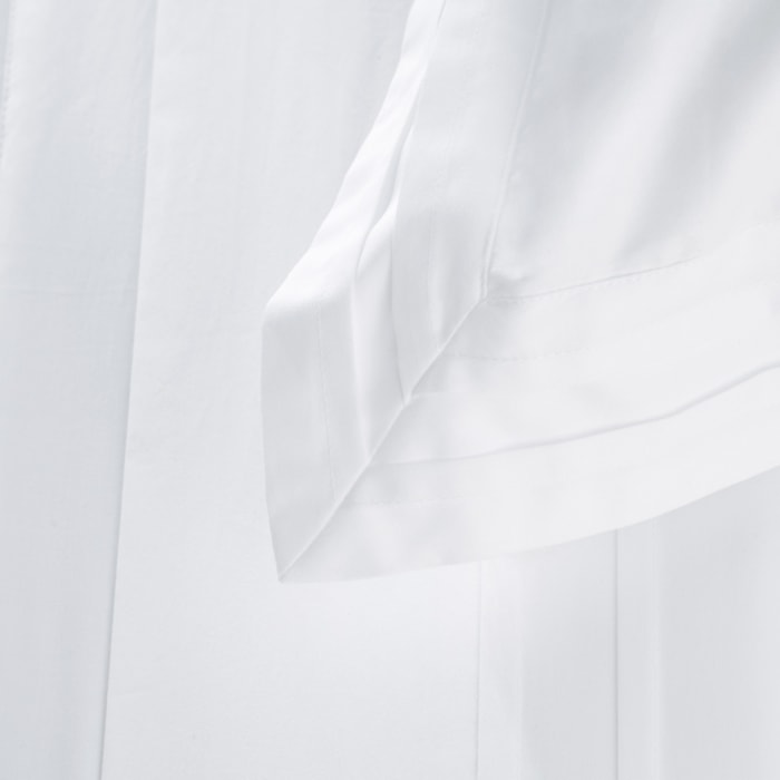 Jogo de Cama Queen 100% Algodão Egípcio 400 Fios Branco Naxos Trussardi - Madel Home