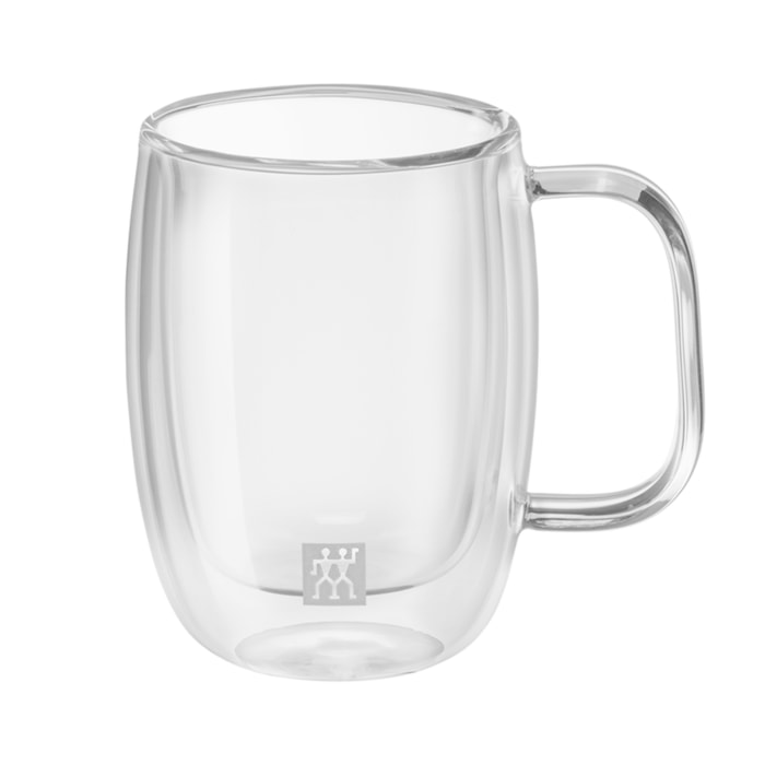 Jogo de Canecas Vidro Parede Dupla Espresso Sorrento Zwilling 134ml - 2 Peças - Madel Home