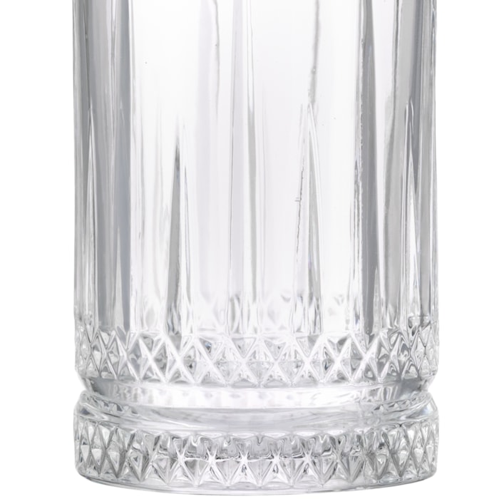 Jogo de Copos Altos em Vidro Incolor 460ml - 6 Peças - Madel Home