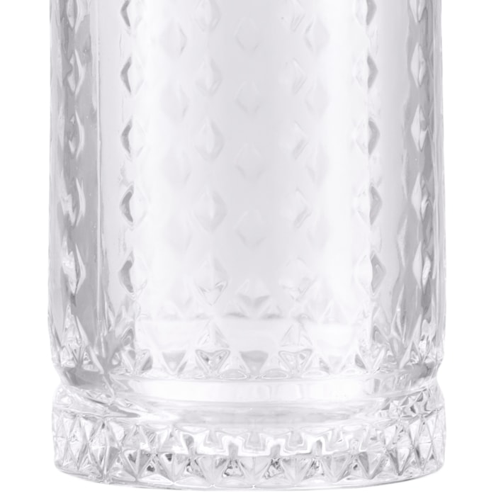 Jogo de Copos Altos em Vidro Incolor 460ml - 6 Peças - Madel Home