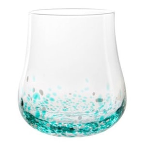 Jogo de Copos Baixo Festa Vidro  Fracalanza Verde 450ml - 2 Peças 