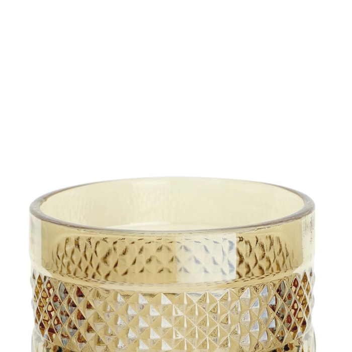 Jogo de Copos Baixos Palace Cristal Âmbar Luster L'Hermitage 330ml - 6 Peças - Madel Home