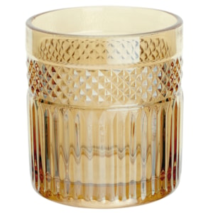 Jogo de Copos Baixos Palace Cristal Âmbar Luster L'Hermitage 330ml - 6 Peças