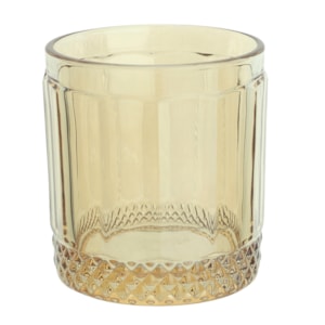Jogo de Copos Baixos Splendor Cristal Âmbar Luster  L'Hermitage 330ml - 6 Peças 