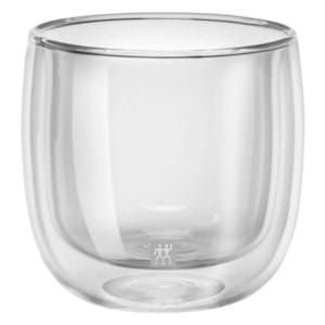 Jogo de Copos Chá Sorrento Vidro Parede Dupla  Zwilling 240ml - 2 Peças 