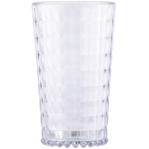 Jogo de Copos com desenho 3D em Acrílico Transparente 750ml - 6 Peças