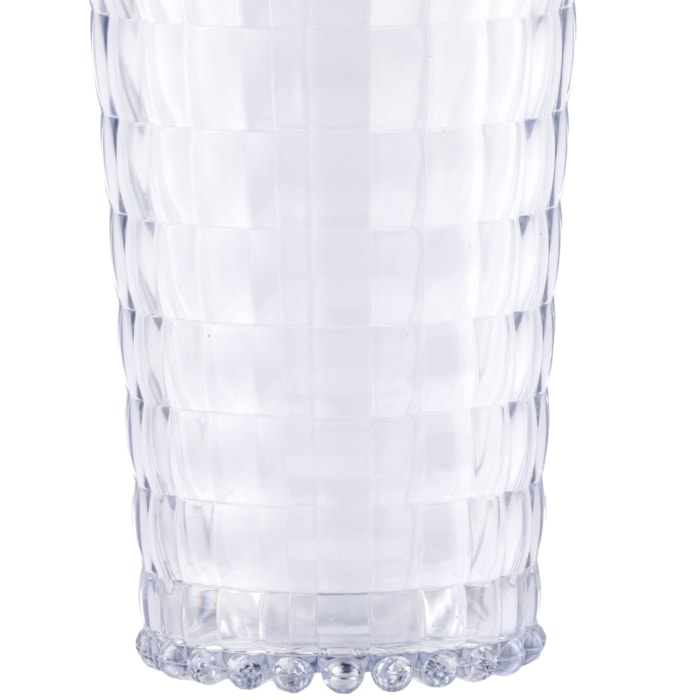 Jogo de Copos com desenho 3D em Acrílico Transparente 750ml - 6 Peças - Madel Home