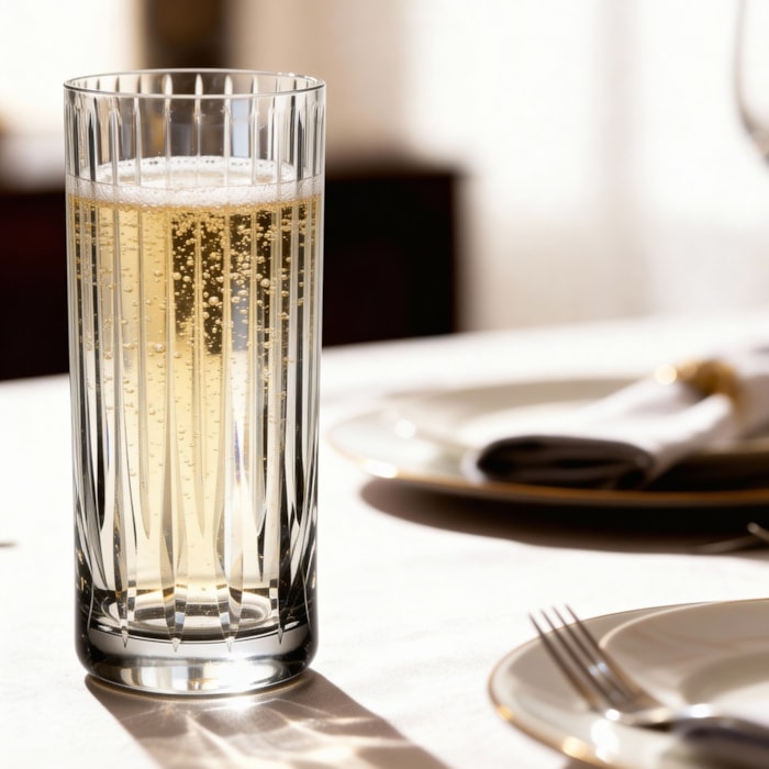 Jogo de Copos de Long Drink em Cristal Roma Strauss 395ml - 6 Peças - Madel Home
