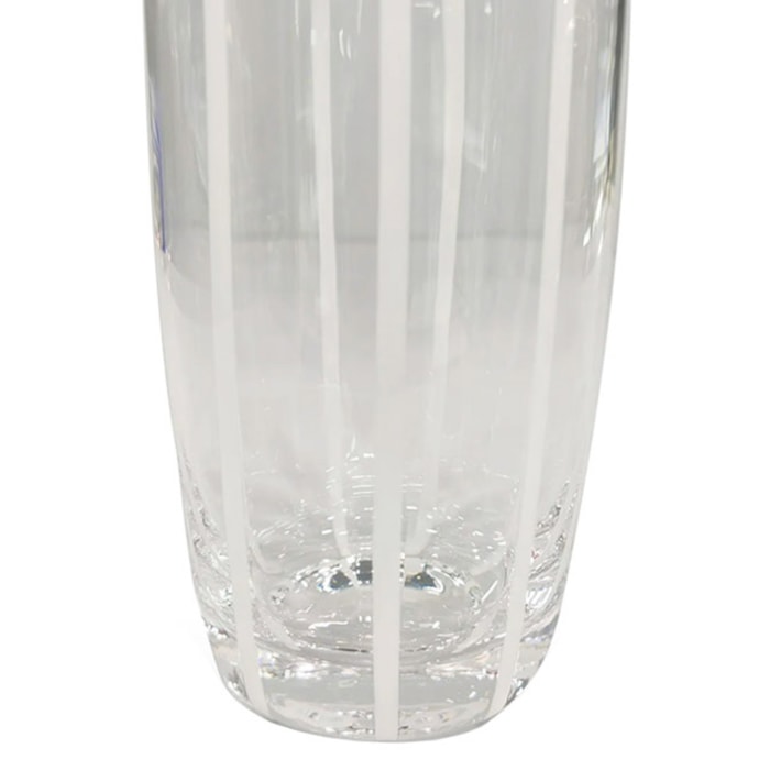 Jogo de Copos de Vidro Milano Branco 470mL - 6 peças - Madel Home