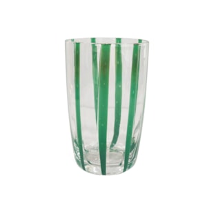 Jogo de Copos de Vidro Milano Verde 470mL - 6 Peças 