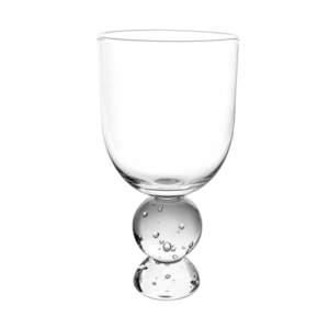 Jogo de Copos Esferas Transparentes com Cristal 400ml - 6 Peças