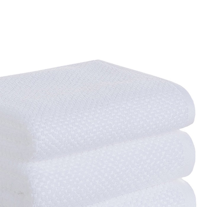 Jogo de Pano de Prato 100% Algodão Quadriculado Branco Buddemeyer Gourmet - 3 Peças - Madel Home