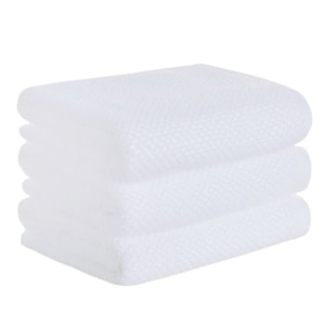 Jogo de Pano de Prato 100% Algodão Quadriculado Branco Buddemeyer Gourmet - 3 Peças