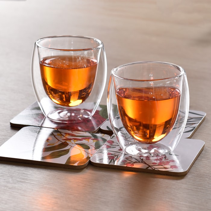 Jogo de Peças Copo Parede Dupla Blend 250ml Maxwell Williams - 2 Peças - Madel Home