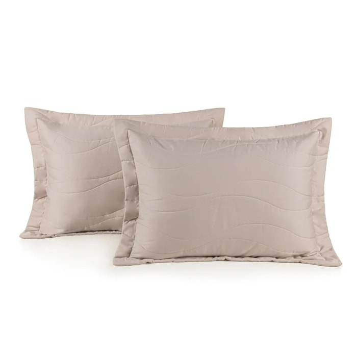 Jogo de Porta Travesseiro 100% Algodão 300 Fios Rose Novara Trussardi - 50x70cm - Madel Home