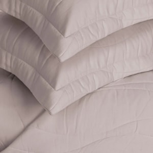 Jogo de Porta Travesseiro 100% Algodão 300 Fios Rose Novara Trussardi - 50x70cm