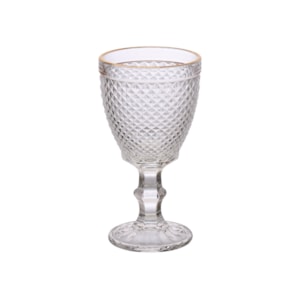 Jogo de Taças Bico de Jaca Água e Vinho 320ml - 6 Peças 