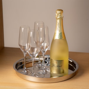 Jogo de Taças Champagne 240ml Style Crystal Spiegelau - 4 Peças 