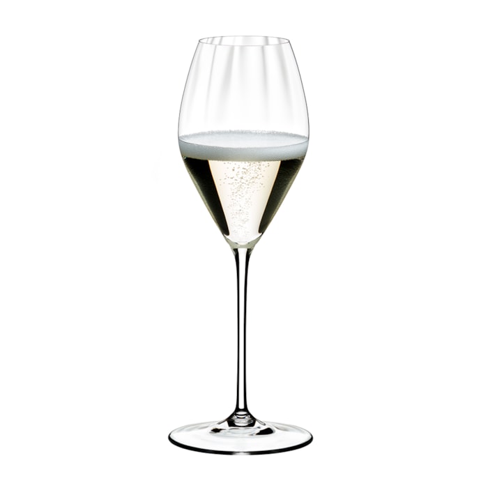 Jogo de Taças Champagne 375ml Performance Riedel Transparente - 2 Peças - Madel Home