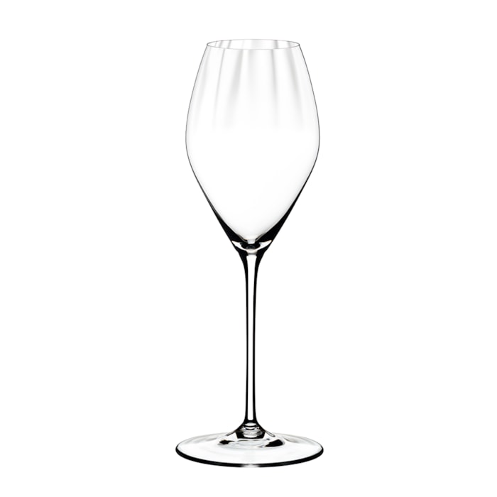 Jogo de Taças Champagne 375ml Performance Riedel Transparente - 2 Peças - Madel Home