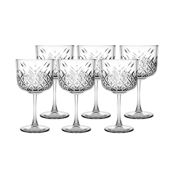 Jogo de Taças Coquetel Timeless em Vidro 500ml - 4 Peças - Madel Home