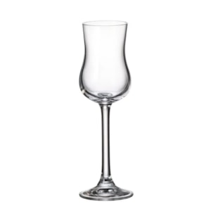 Jogo de Taças Grappa e Licor Cristal Ecológico 85ml - 6 Peças 