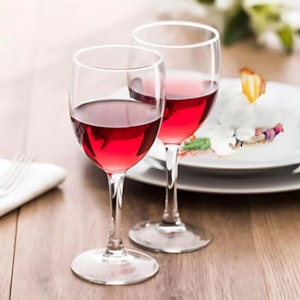 Jogo de Taças para Água e Vinho 320ml - 3 Peças 