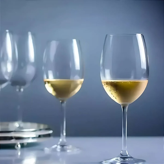 Jogo de Taças para Água Gastro em Cristal Cristais Bohemia 580ml - 6 Peças - Madel Home