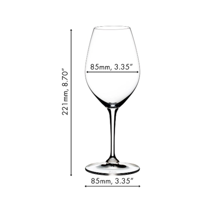 Jogo de Taças Vinho Branco Wine Friendly Riedel 440ml - 4 Peças - Madel Home
