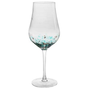 Jogo de Taças Vinho Festa Vidro Verde Fracalanza 510ml - 2 Peças 