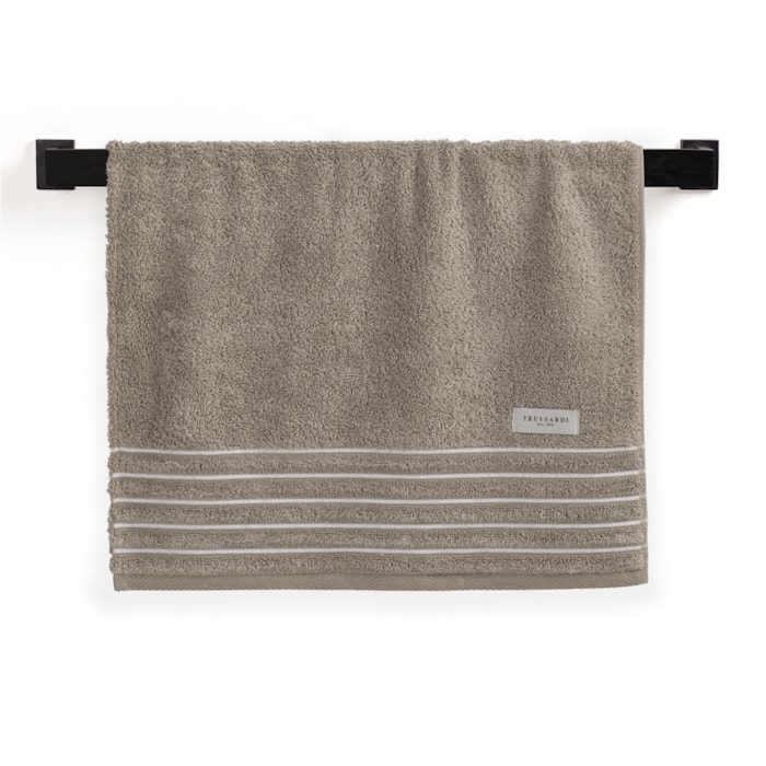 Jogo de Toalhas 5 Peças Palladio Algodão Branco/Legno Trussardi - Madel Home