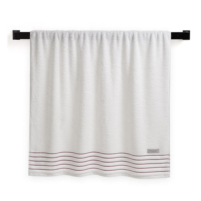 Jogo de Toalhas 5 Peças Palladio Algodão Branco/Legno Trussardi - Madel Home