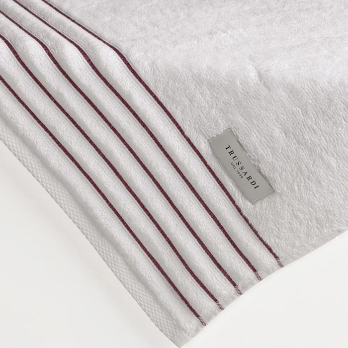 Jogo de Toalhas 5 Peças Palladio Algodão Branco/Legno Trussardi - Madel Home