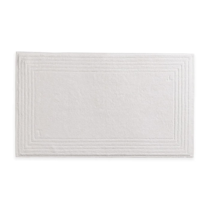 Jogo de Toalhas Gigante 5 Peças Montello Algodão Branco/Cinza Trussardi - Madel Home