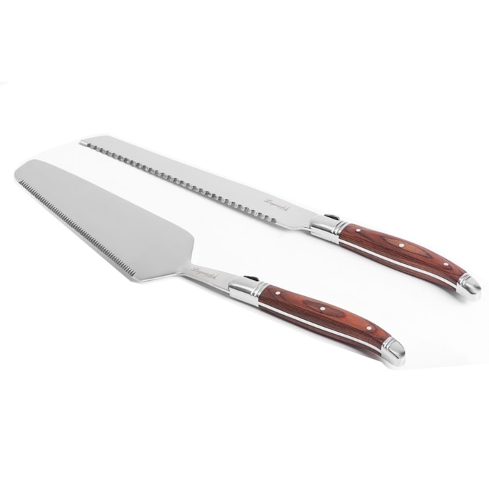 Jogo Espátula de Bolo em Inox Laguiole La Tour - 2 Peças - Madel Home