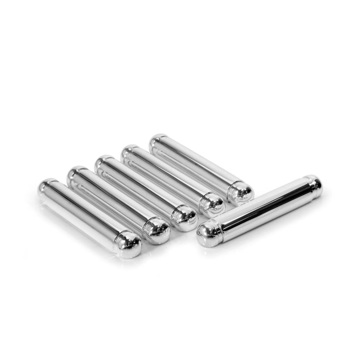 Jogo Udine com 6 Descansa Talheres 7x1x1cm Riva Aço Inox - Madel Home