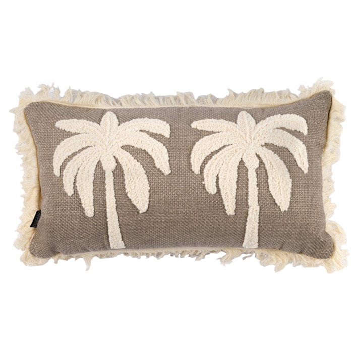 Kit 2 Almofadas Boucle Bahari e Tulum Marrom - Madel Home