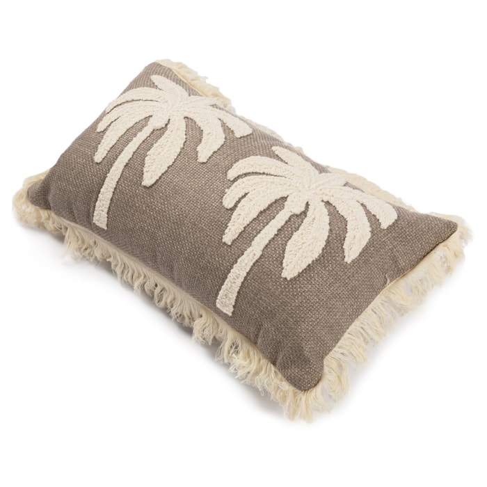 Kit 2 Almofadas Boucle Bahari e Tulum Marrom - Madel Home