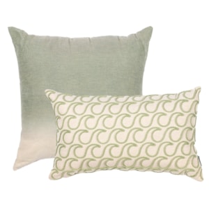 Kit 2 Almofadas Espectro Horizonte Verde