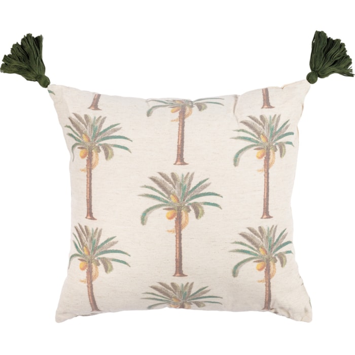 Kit 2 Almofadas Linho Beach Oud Verde e Cinza II - Madel Home