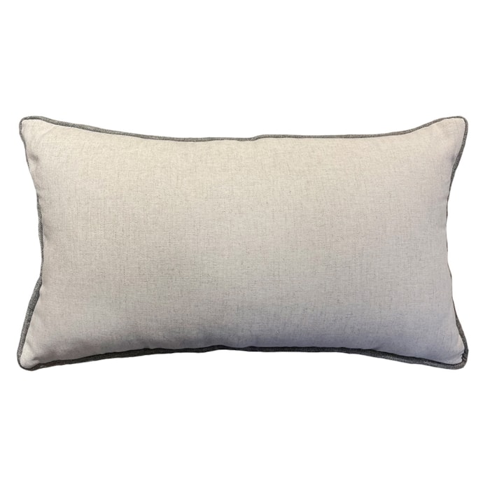 Kit 2 Almofadas Linho Beach Oud Verde e Cinza II - Madel Home