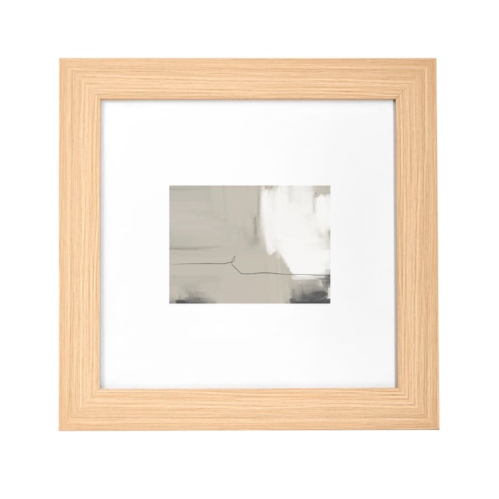 Kit 4 Quadros Decorativos Traços em Madeira com Vidro - Madel Home
