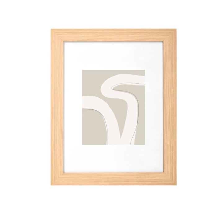 Kit 4 Quadros Decorativos Traços em Madeira com Vidro - Madel Home