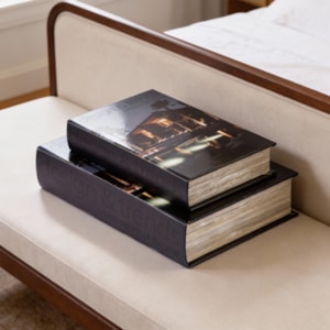 Kit Caixa Livro Decorativa Design e Trends - 2 Peças